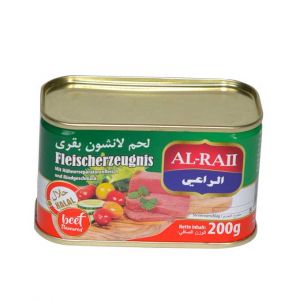 Fleischerzeugnis mit Hühnerseparatorenfleisch Rindgeschmack 200g