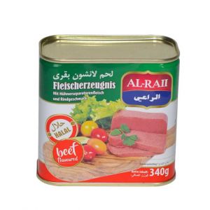 Fleischerzeugnis mit Hühnerseparatorenfleisch Rindgeschmack 340g
