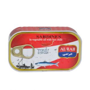 Sardinen in Pflanzenöl mit scharfem Chili